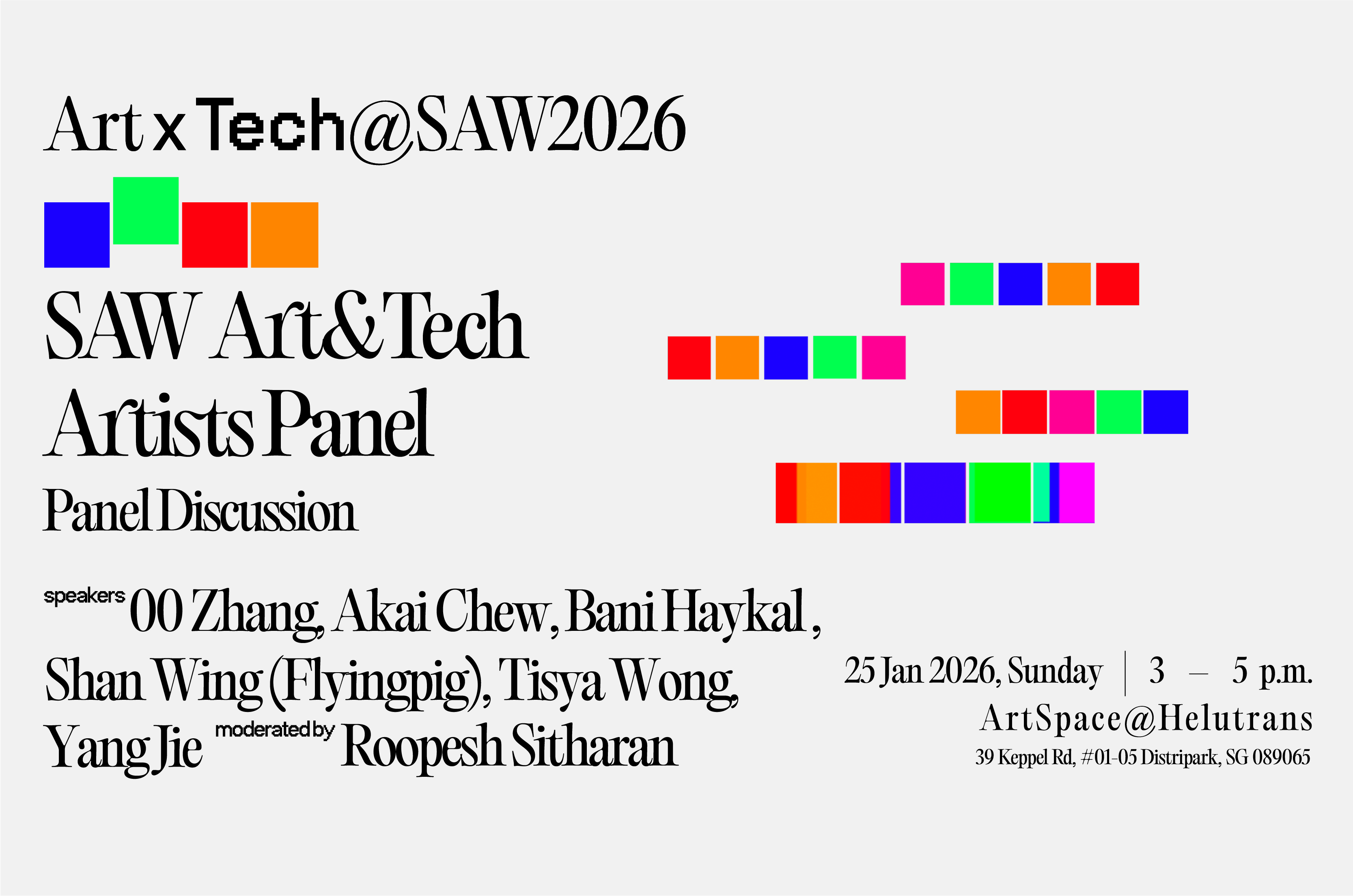 SAW Art&Tech Artists Panel