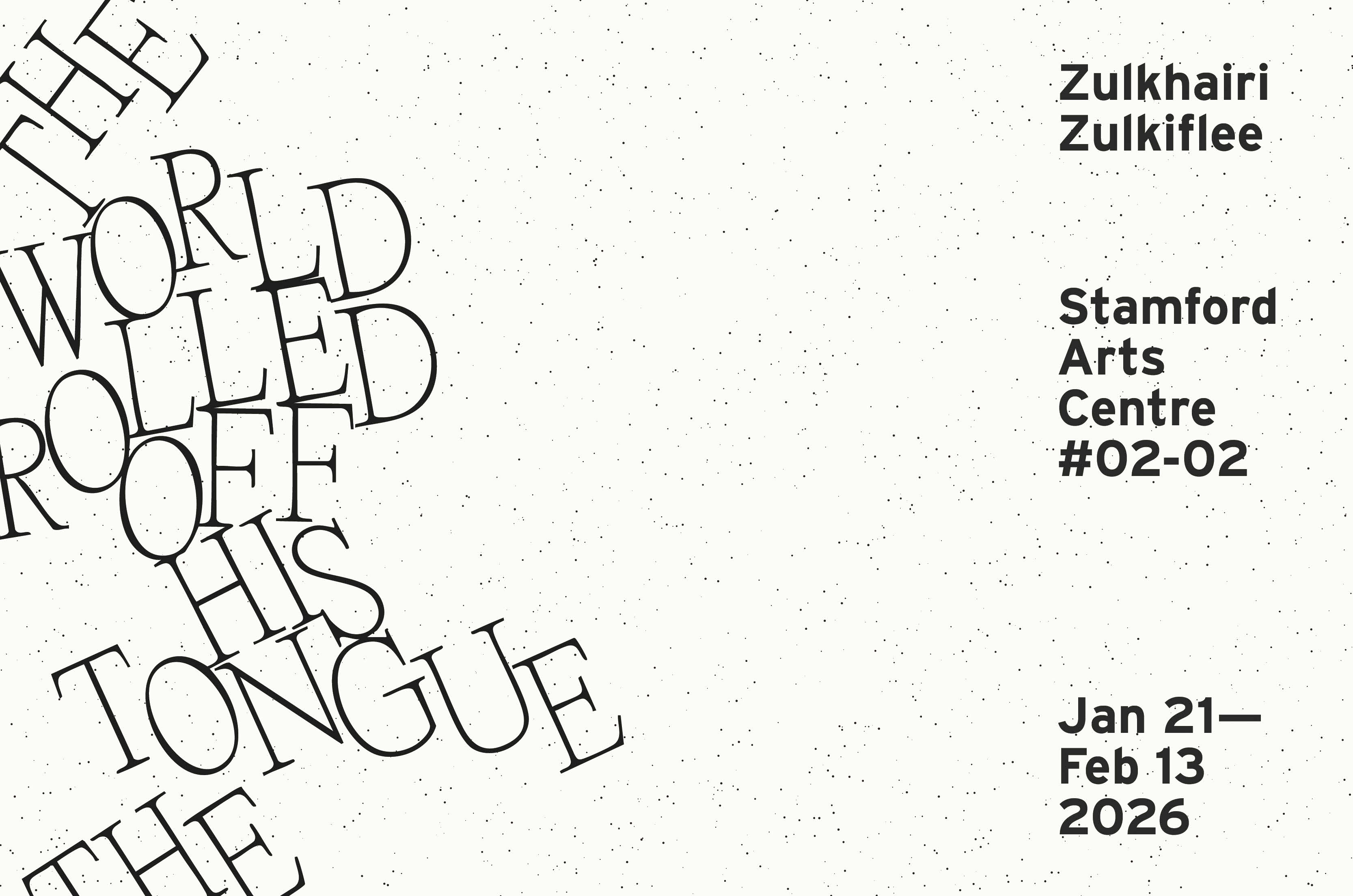 The World Rolled off His Tongue