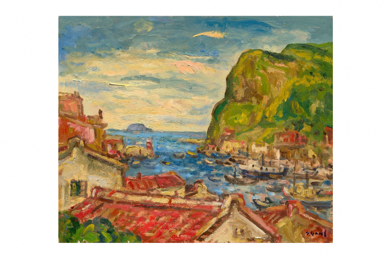 Mirror Straits. Featuring works by Chen Cheng-po, Chen Wen Hsi, Cheong Soo Pieng, Lee Chung-chung, Liao Shiou-ping, Lim Tze Peng, Wong Keen & Yang San-lang.