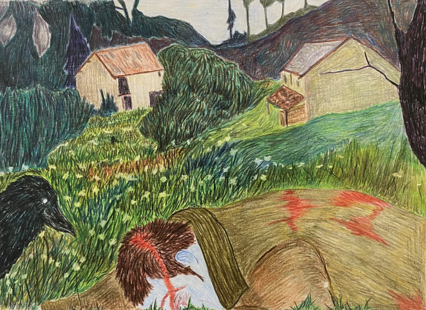 Ariele Bachetti_Country Landscape with Corpse_2025_Courtesy of Artist by LOY Gallery