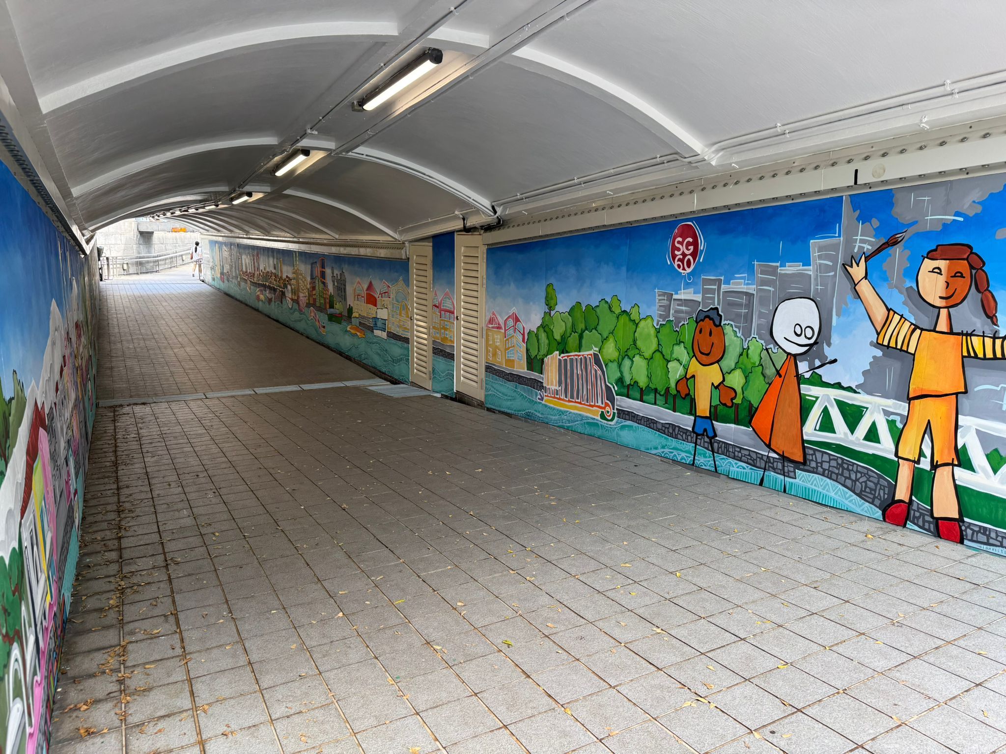 Underpass Murals at Singapore River