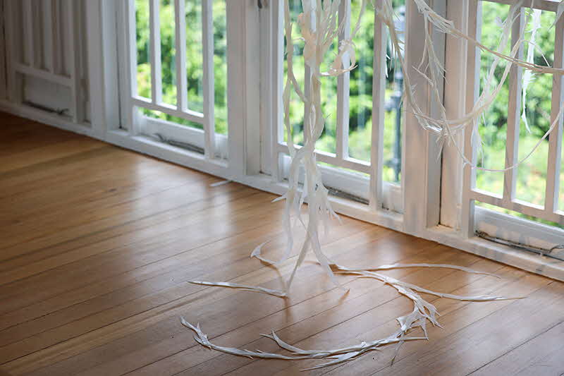 Installation view of Shape Hereafter (redux) by Tristan Lim, 2025. Photo by Ilya Hagi. Courtesy of McNally School of Fine Arts, LASALLE College of the Arts, Singapore.