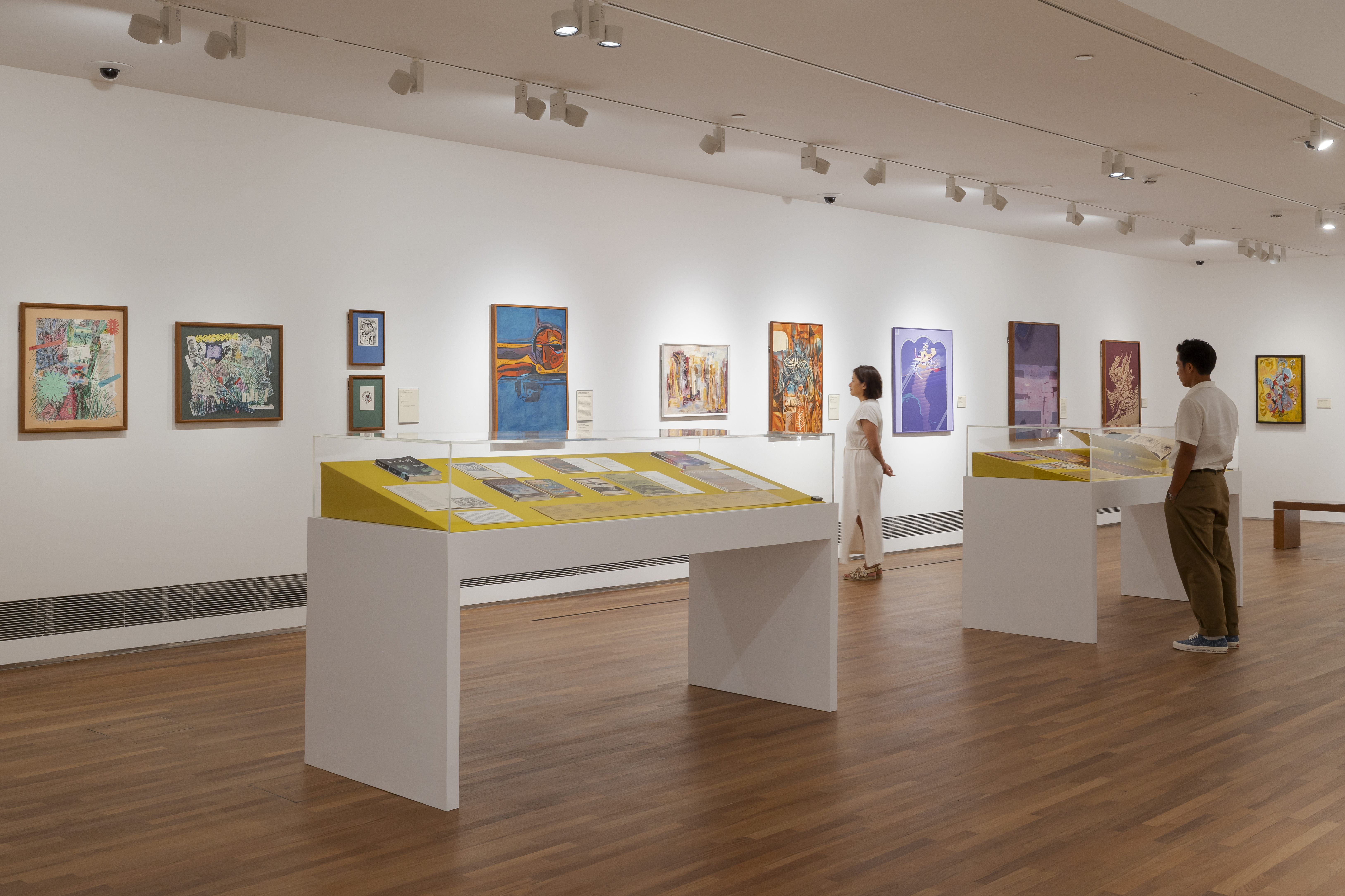 Liberating Form and Colour section in Singapore Stories: Pathways and Detours in Art