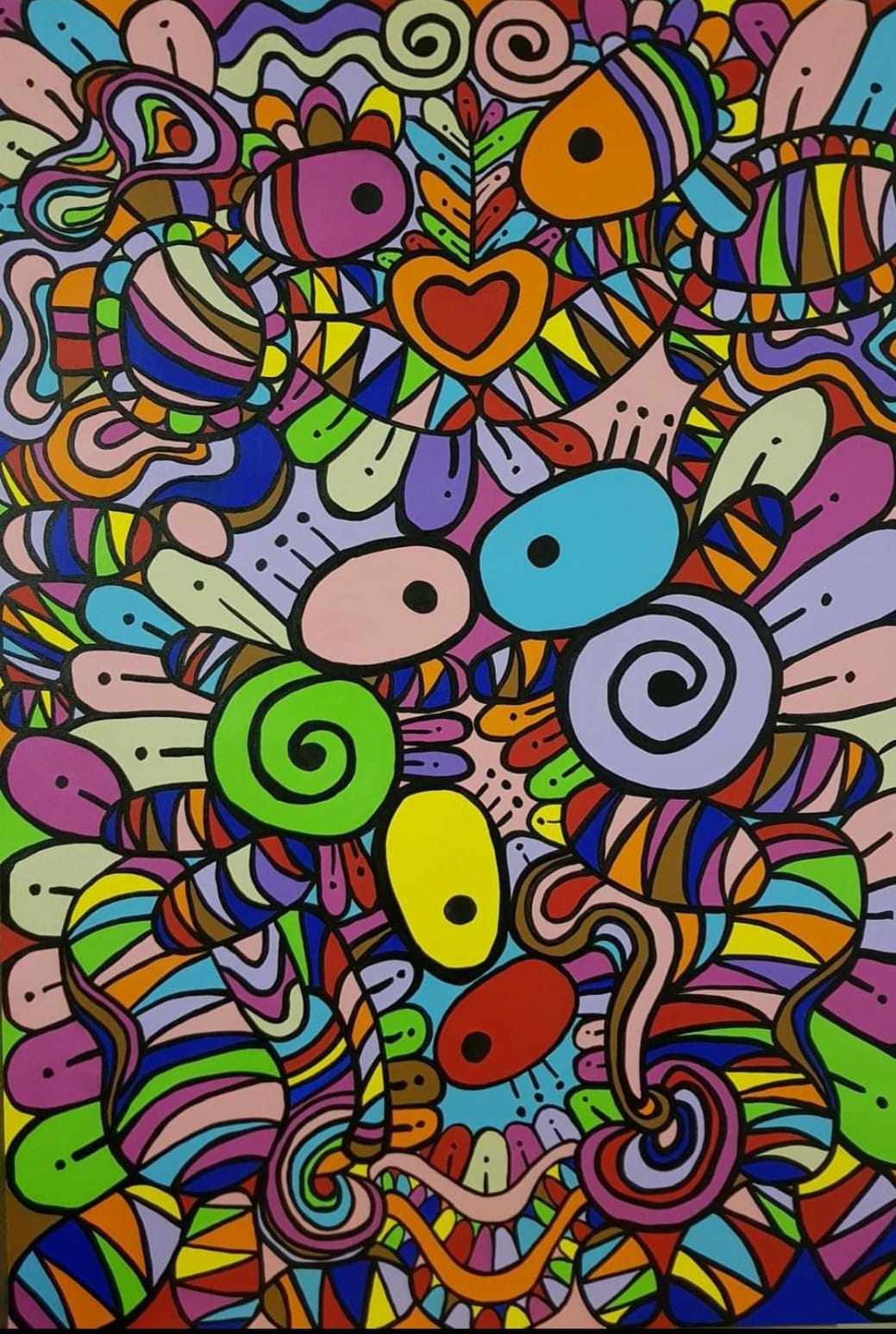 Colourful artwork