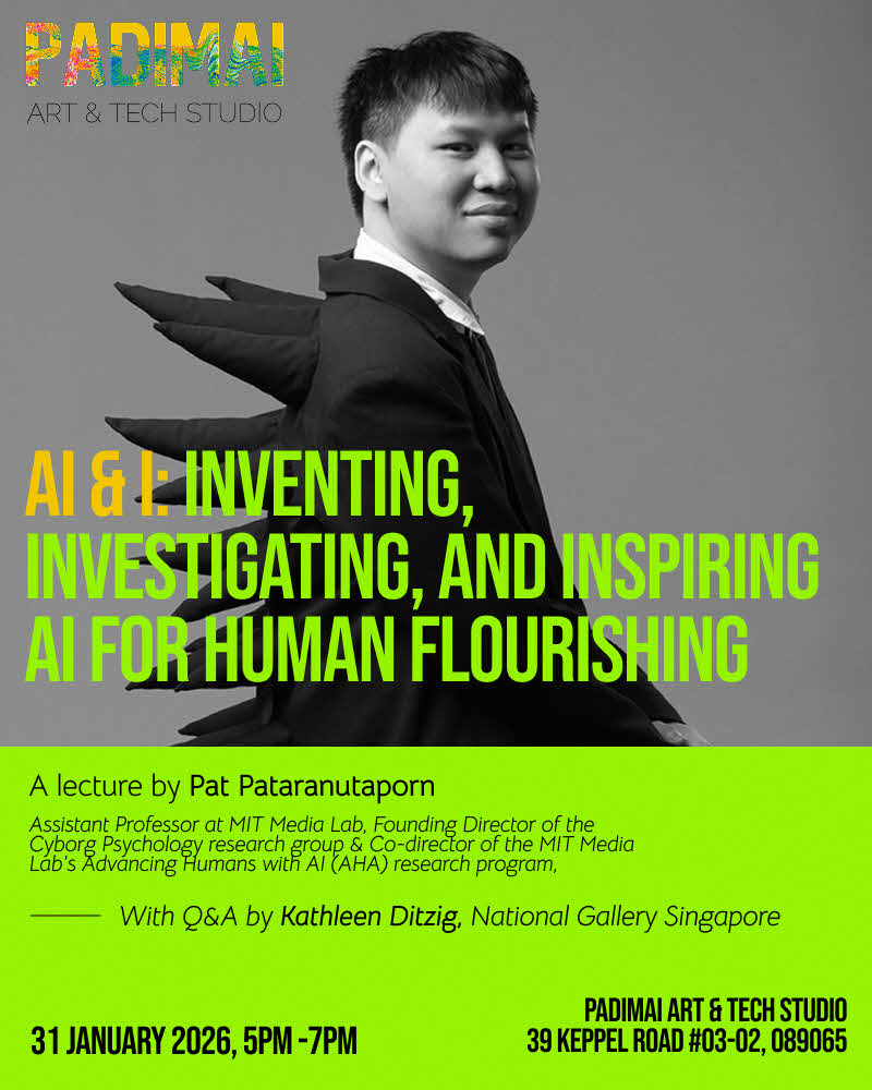 AI & I: Inventing, Investigating, and Inspiring AI for Human Flourishing -  A lecture by Pat Pataranutaporn