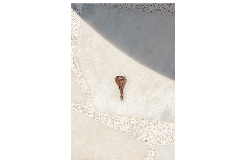 Photograph of an old key