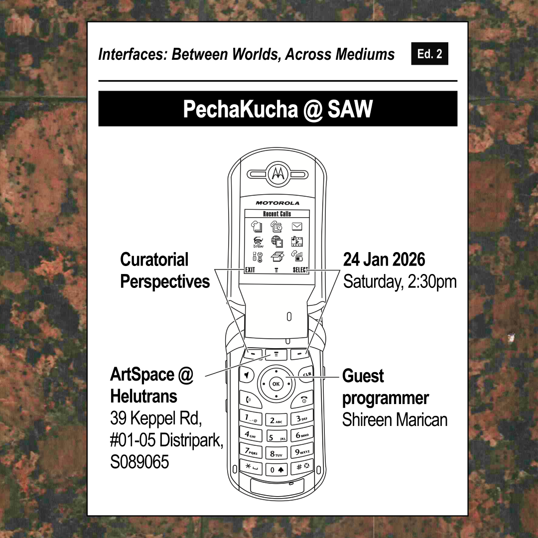 PechaKucha @ SAW - Interfaces: Between Worlds, Across Mediums