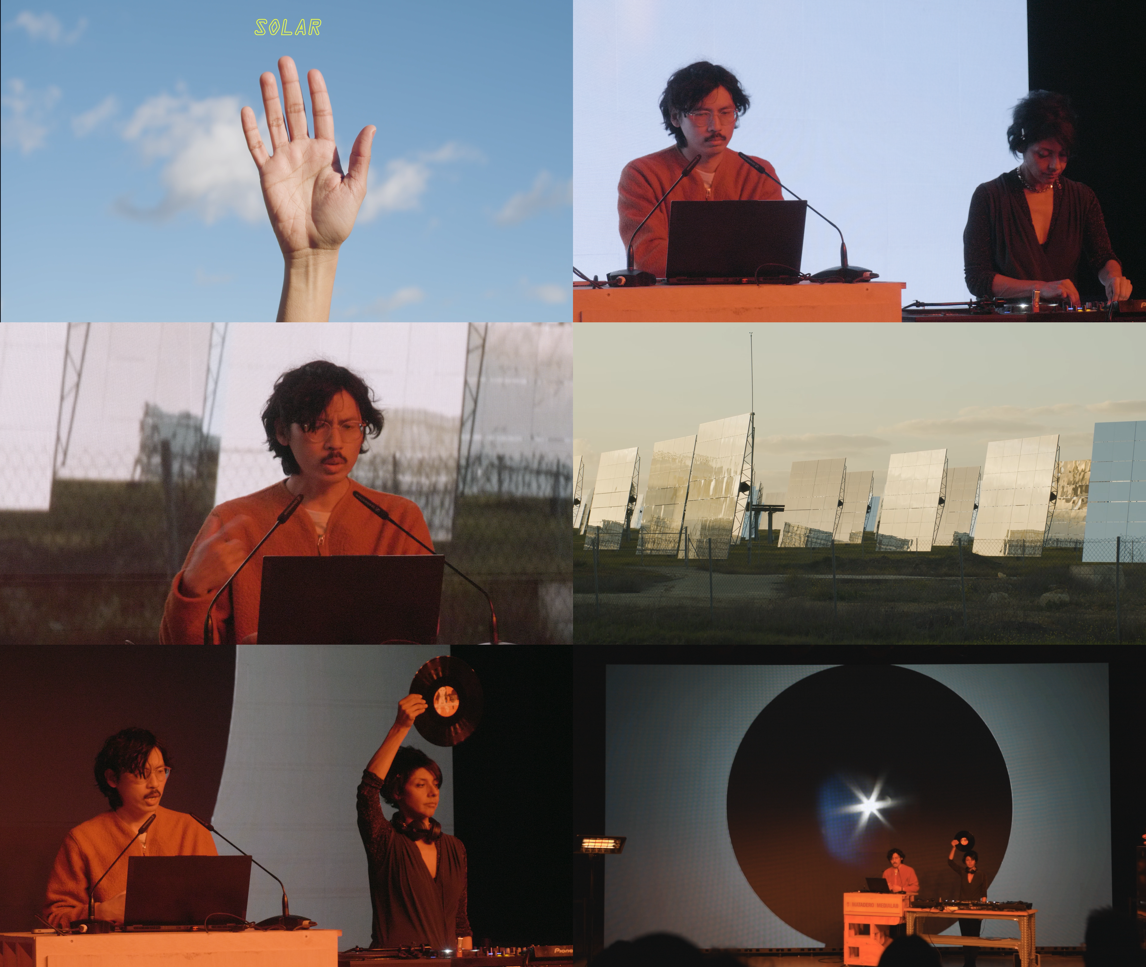 Kent Chan, Solar Orders (performance), 2023, performance documentation, OPENLAB#02 The Metabolic Sublime, Medialab Matadero, Madrid, Spain. Courtesy the artist.